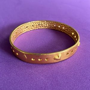 Robert Rose Gold Tone Bracelet Bangle -NWOT